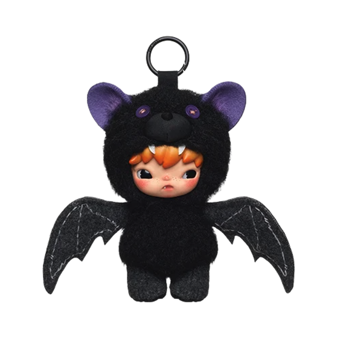 - Pop Mart Hirono After Dark Series Plush Doll Pendant Upside Down (Opened Case)