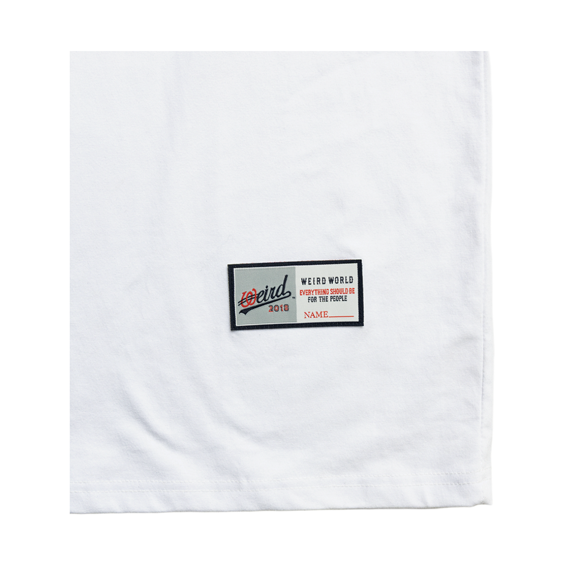 위얼드월드 WEIRD X HHTRN 타워 티셔츠 WHITE(WEIRD WORLD WEIRD X HHTRN Tower T-shirt WHITE) - 5