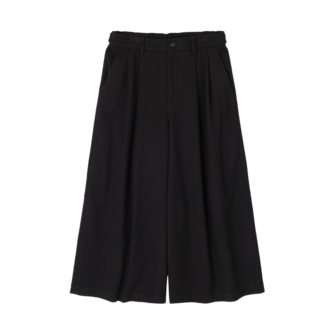 SI5PT505BK SONGZIO HOMME Crop Wide Pants Black
