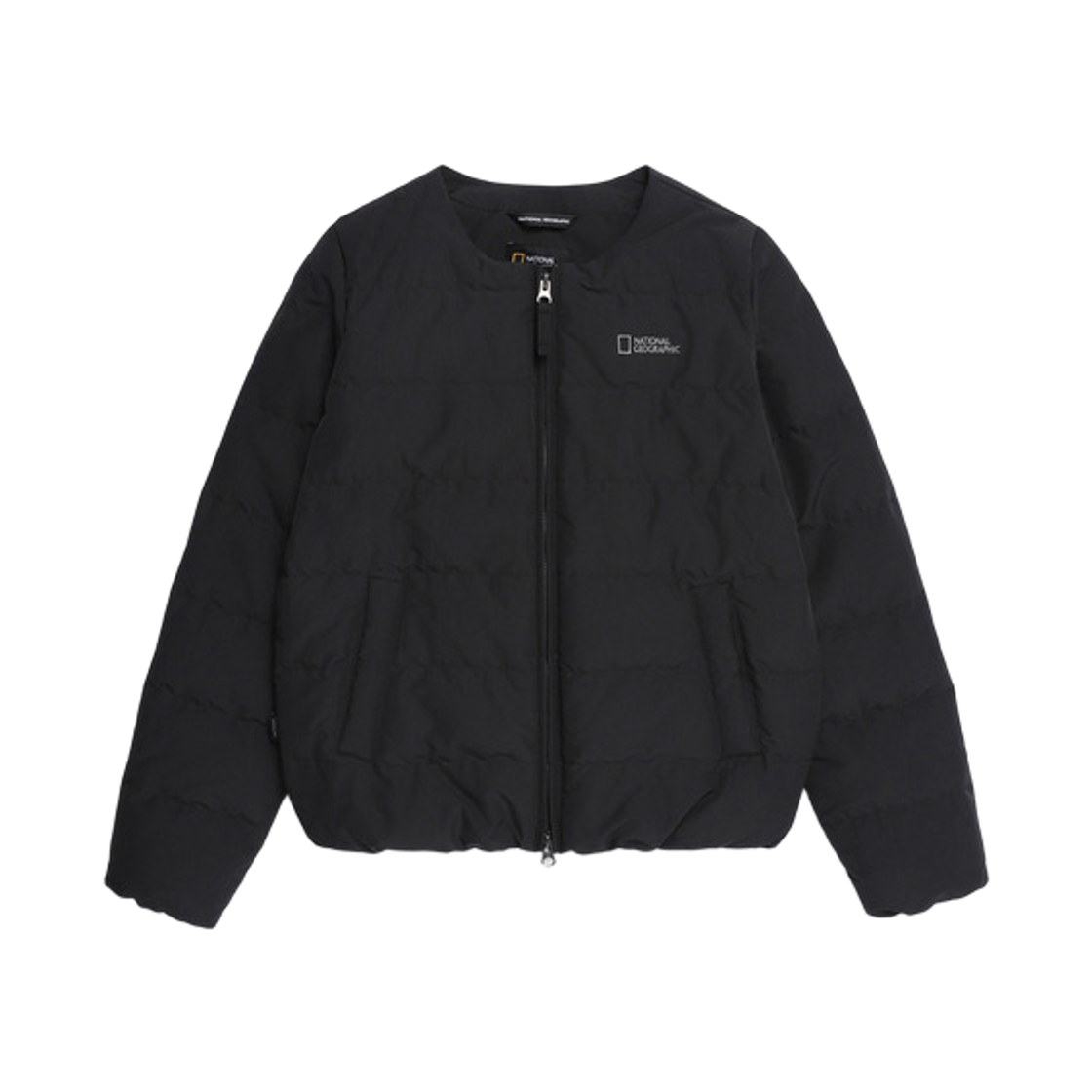 (W) 내셔널 지오그래픽 헤론 U 넥 라이트웨이트 구스 다운 점퍼 블랙((W) National Geographic Heron U Neck Lightweight Goose Down Jumper Black)