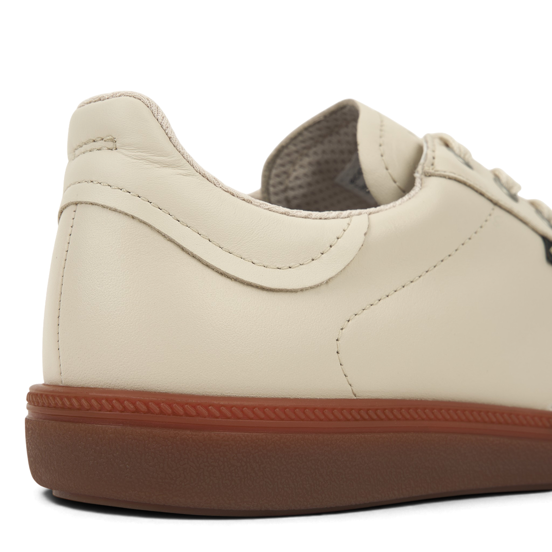 (W) 에코 소프트 11 레더 고어텍스 트레이너 베이지((W) Ecco Soft 11 Leather Gore-Tex Trainer Beige) - 8