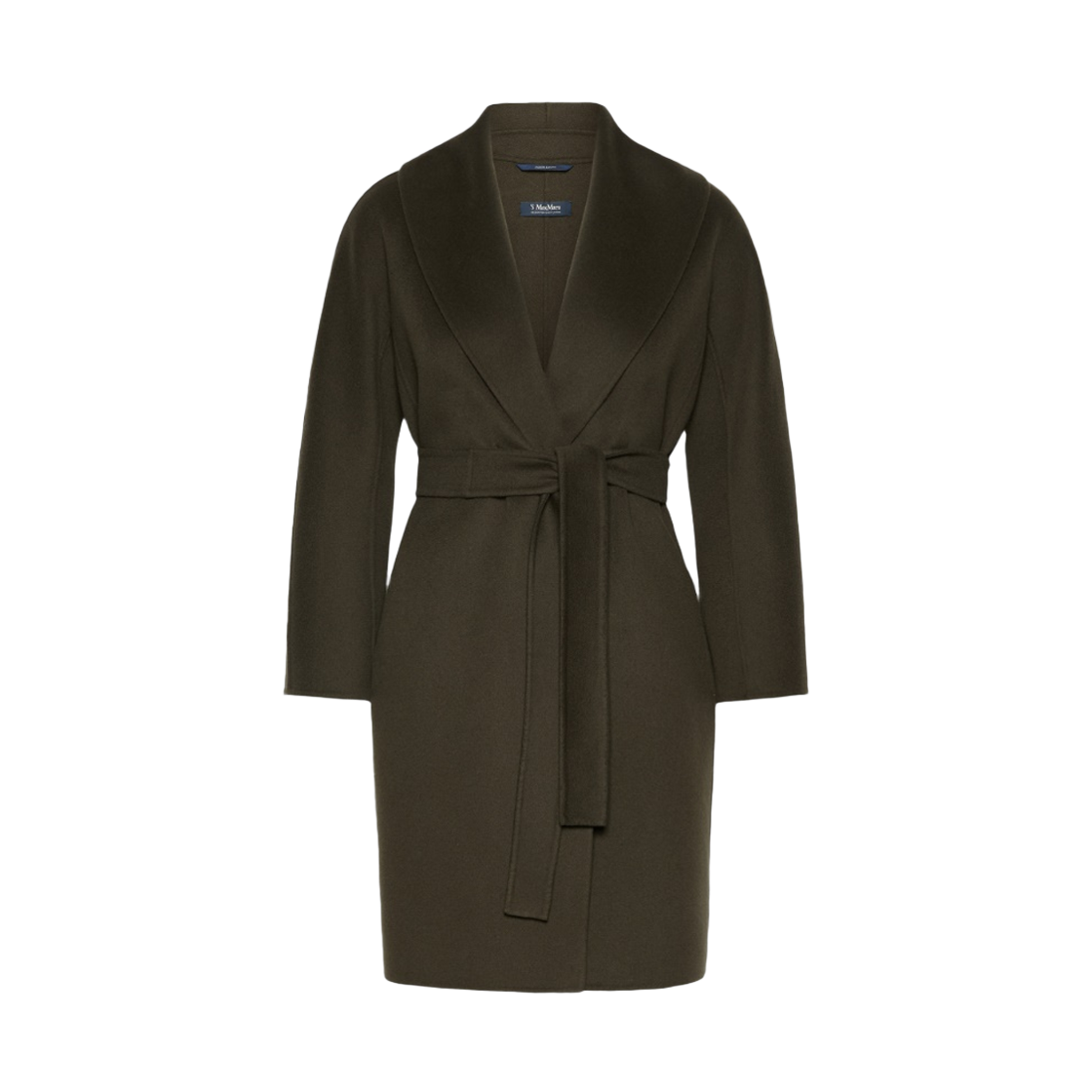 MESSI 084 [20% 쿠폰] (W) S Max Mara Messi Wool Robe Coat Dark Brown