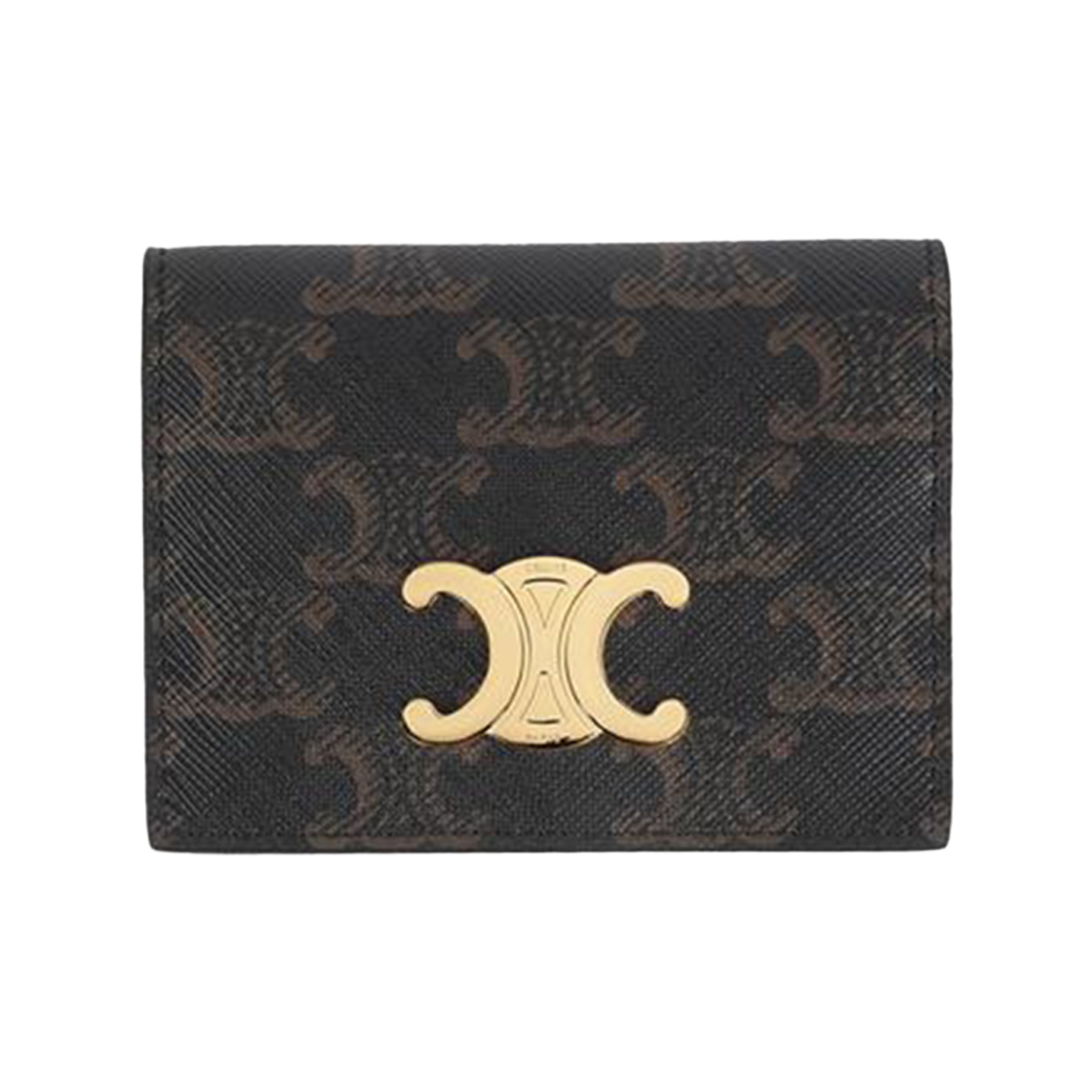 10P352CQH 04LU [20% 쿠폰] Celine Bi-Fold Card Holder in Triomphe Canvas Tan