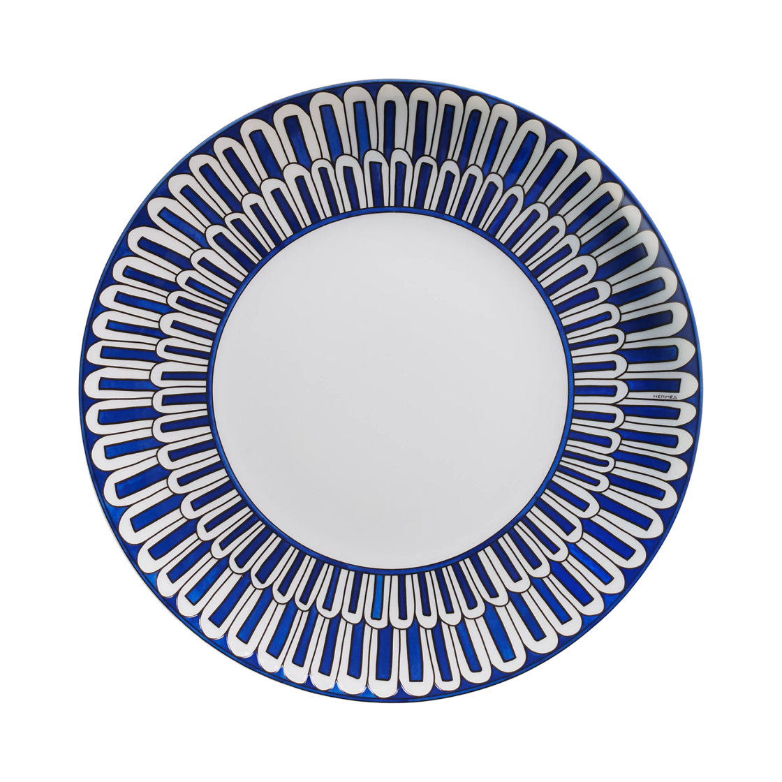 P030007P Hermes Bleus D'Ailleurs Dessert Plate Bleu