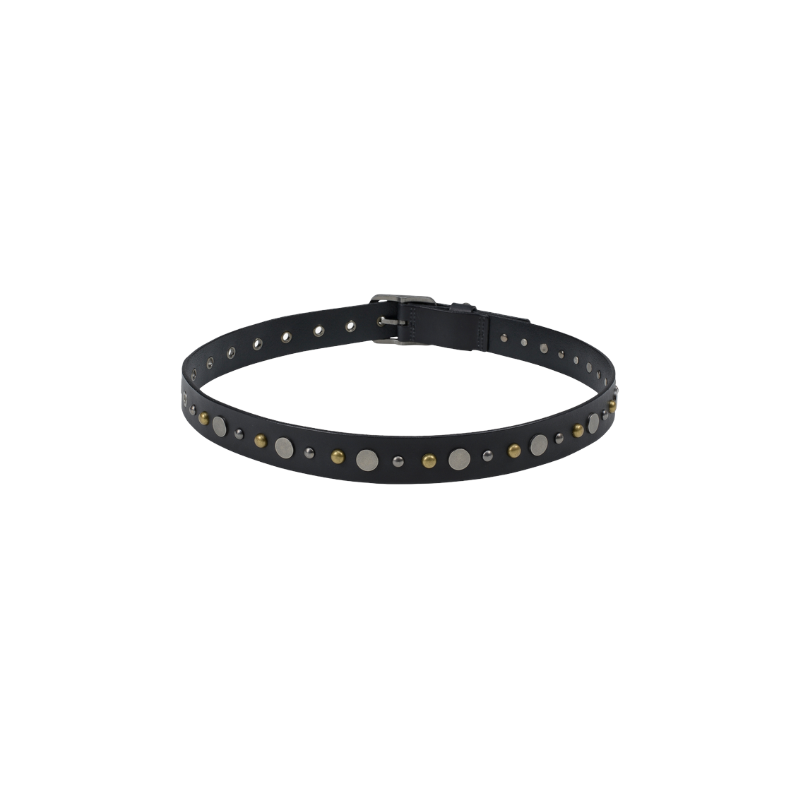 베이컨트 아카이브 데오 스터드 믹스 벨트 블랙(Vacant Archive Deo Stud Mixed Belt Black) - 2