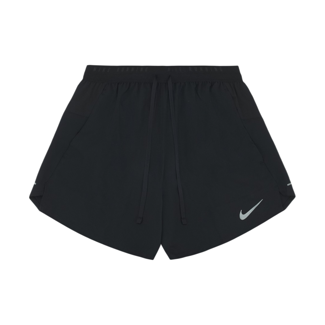 나이키 스트라이드 드라이핏 5인치 브리프 라인드 러닝 쇼츠 블랙 화이트 - 아시아(Nike Stride Dri-Fit 5 Inch Brief Lined Running Shorts Black White - Asia)