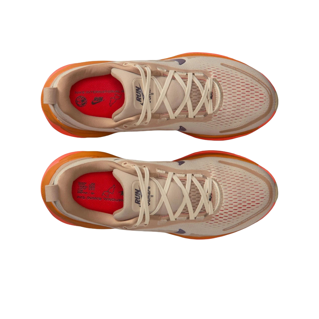 (W) 나이키 보메로 18 라이트 카키 모나크((W) Nike Vomero 18 Light Khaki Monarch) - 2