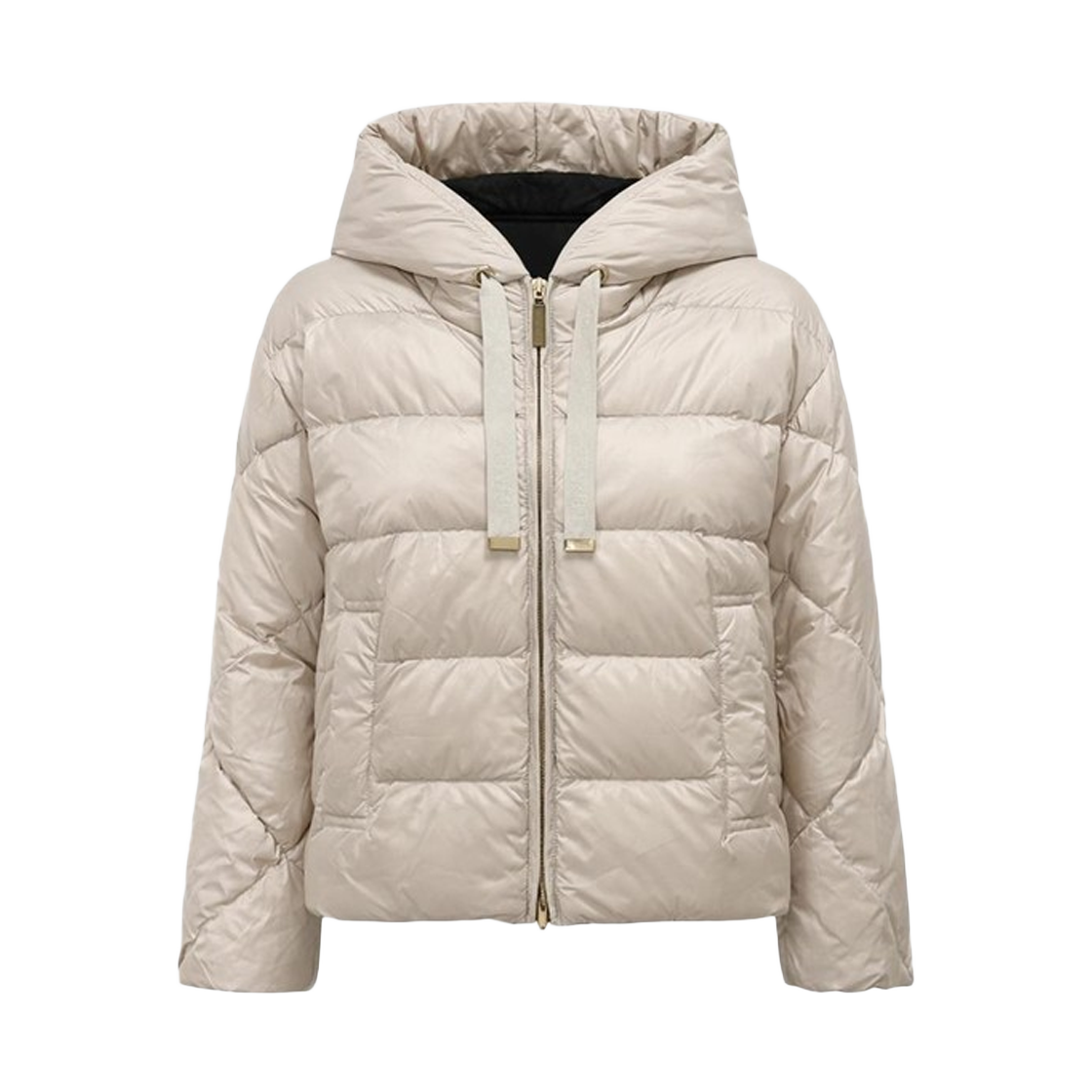 MTCSOFTFE 031 [20% 쿠폰] (W) Max Mara The Cube Softfe Water-Repellent Canvas Belted Down Jacket Sand