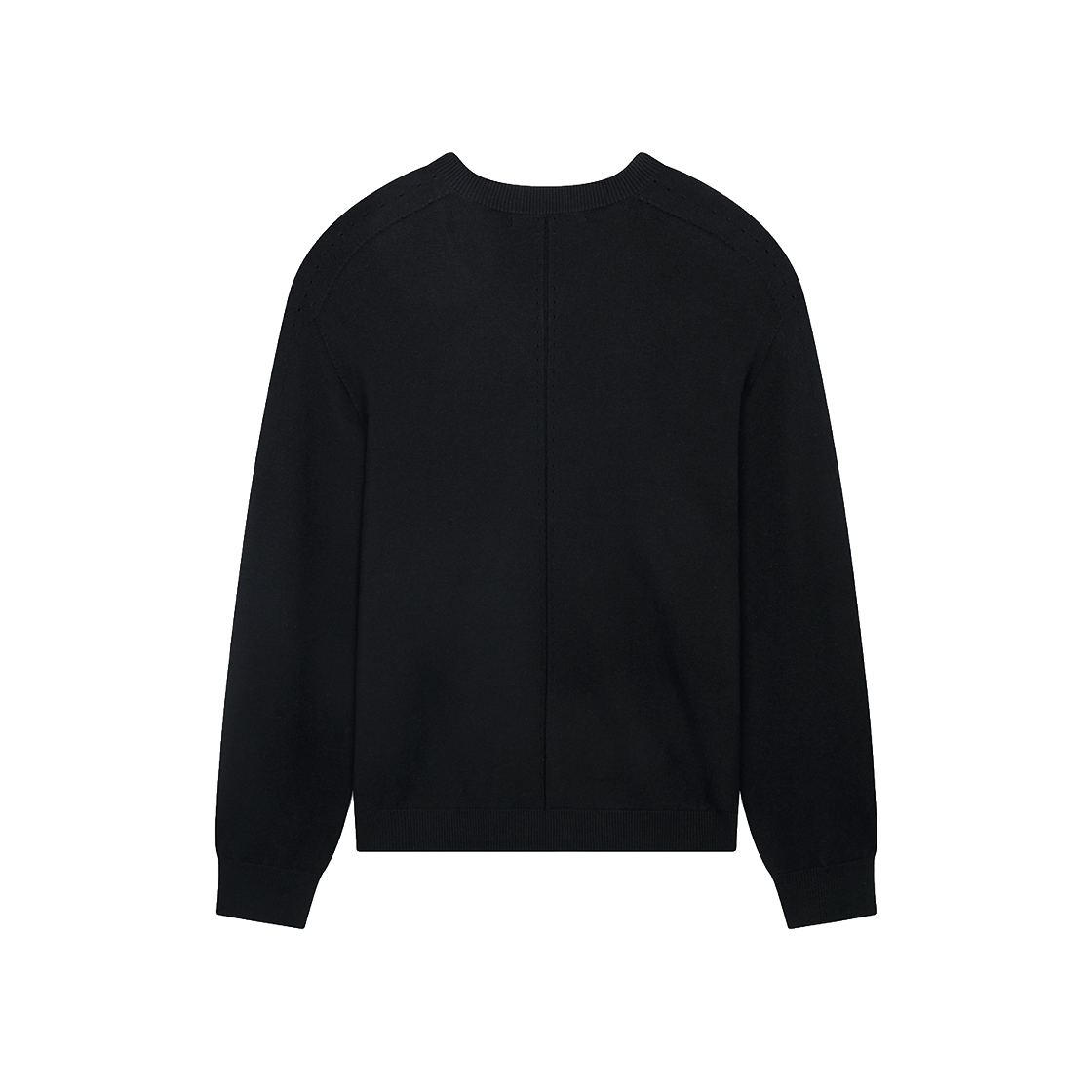 지오송지오 타임리스 홀가먼트 브이넥 니트 블랙 ZI6KT689BK(ZIOSONGZIO Timeless Wholegarment V Neck Knit Black) - 2