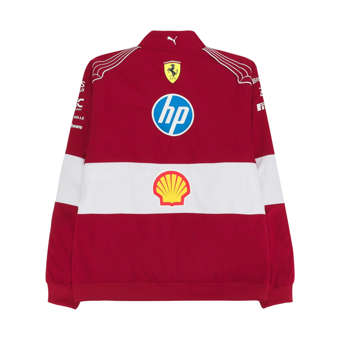 스쿠데리아 페라리 x 푸마 2025 팀 자켓 다크 체리(Scuderia Ferrari x Puma 2025 Team Jacket Dark Cherry) - 2