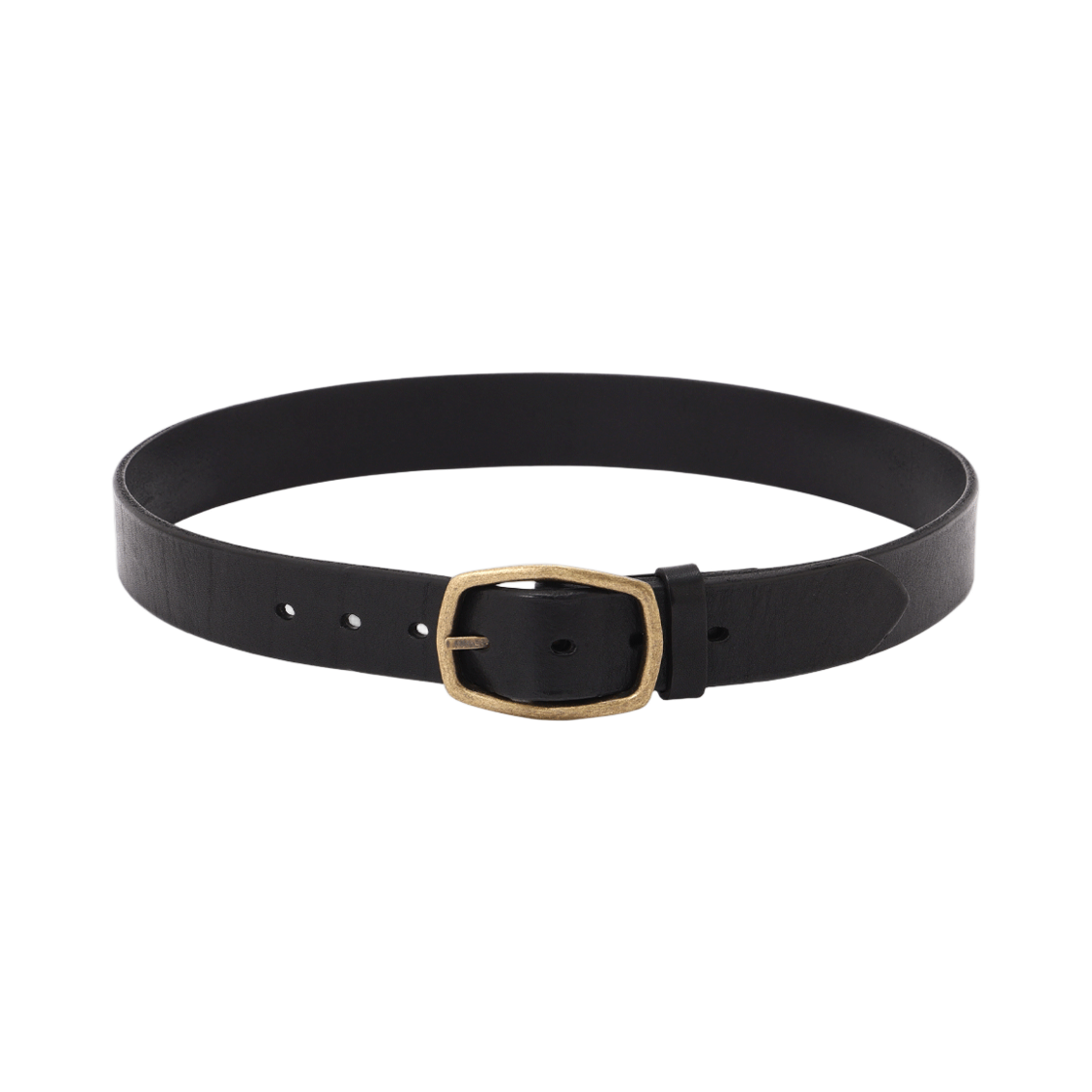7836971002-ABL [예약배송] Avirex Cow Leather Belt Single Pin Black