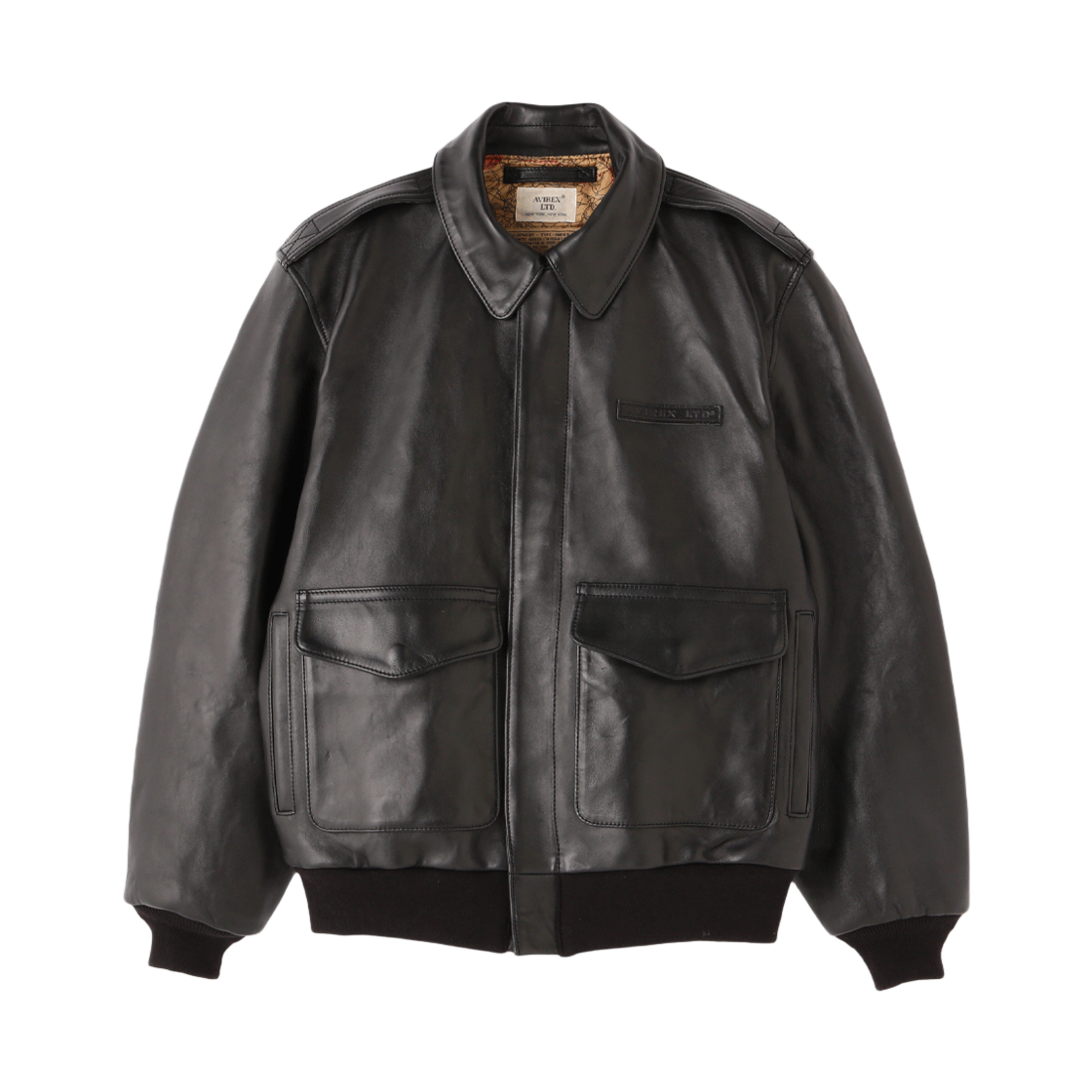 7836950008-ABL [예약배송] Avirex A-2 Antique Lamb Black
