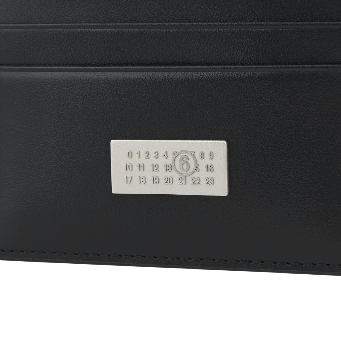 MM6 메종 마르지엘라 레더 카드 홀더 블랙(MM6 Maison Margiela Leather Card Holder Black) - 3