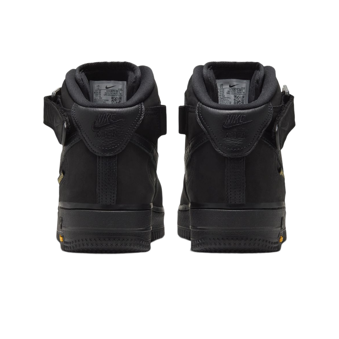 나이키 에어포스 1 미드 '07 고어텍스 비브람 블랙 스모크 그레이(Nike Air Force 1 Mid '07 Gore-Tex Vibram Black Smoke Grey) - 3