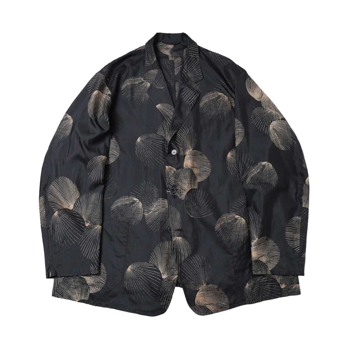 코모리 실크 쉘 자켓 블랙(Comoli Silk Shell Jacket Black)