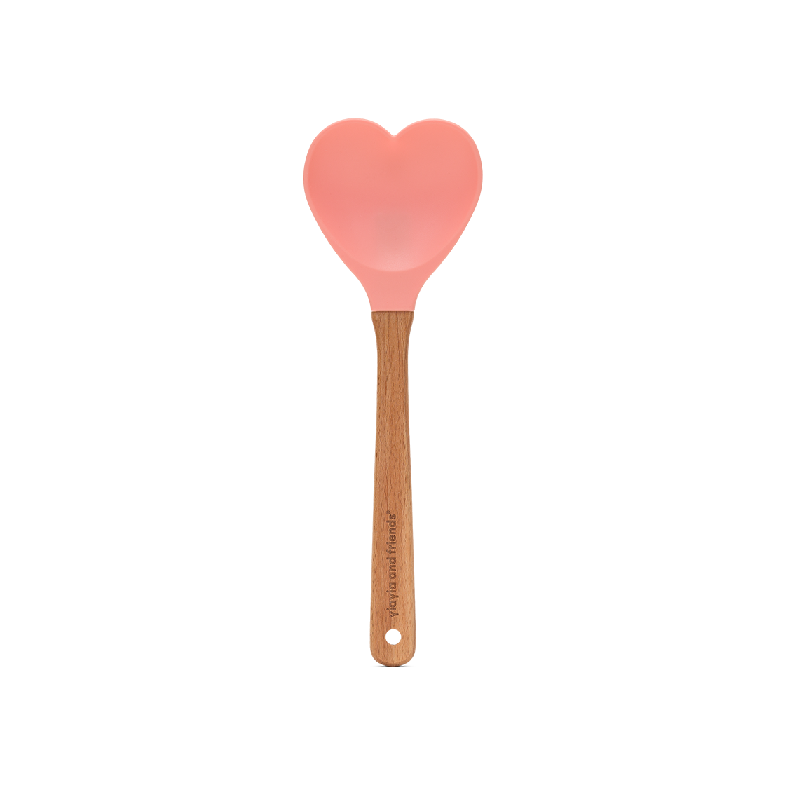 이야이야앤프렌즈 하트 스패츌라 핑크(Yiayia and Friends Heart Spatula Pink)