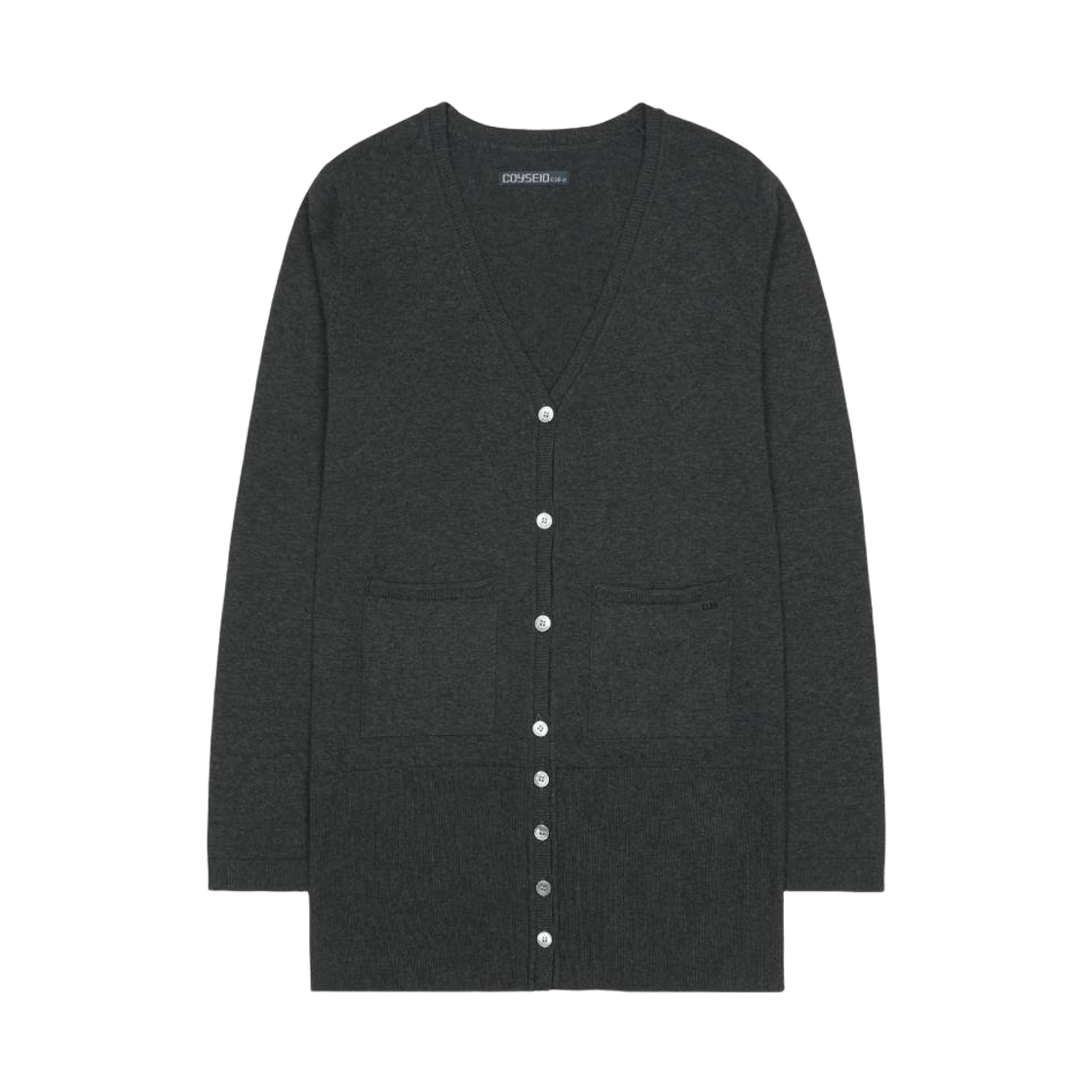 CY26FWOTCD302 COYSEIO 038 Long Cardigan Charcoal