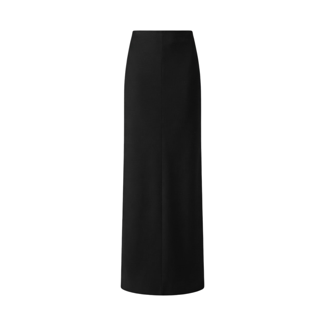 S29MI0015M35859900 (W) Maison Margiela High-Waist Virgin Wool Column Skirt Black