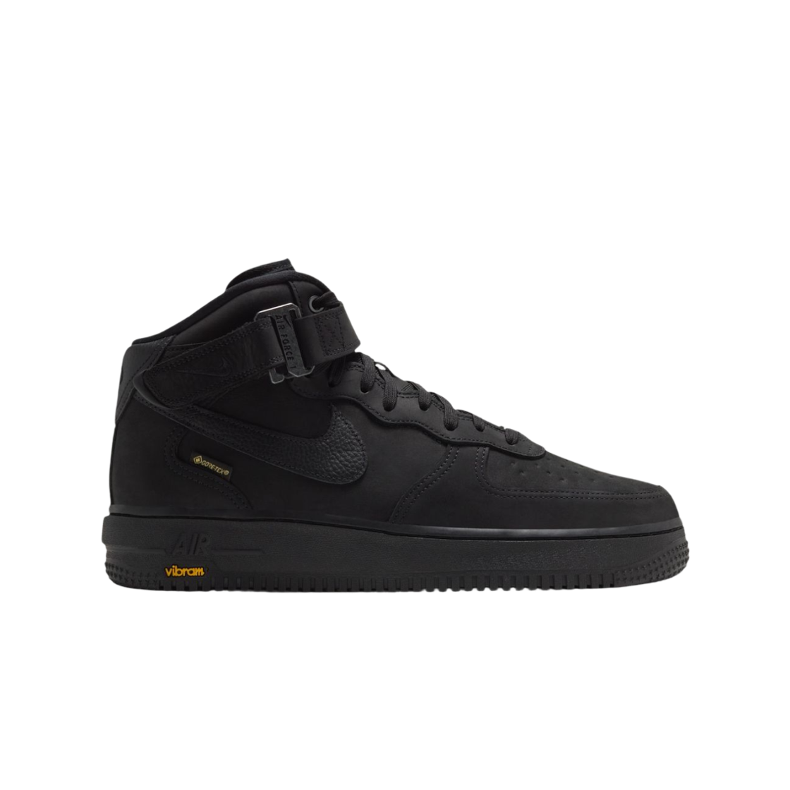 IO1875-001 Nike Air Force 1 Mid '07 Gore-Tex Vibram Black Smoke Grey