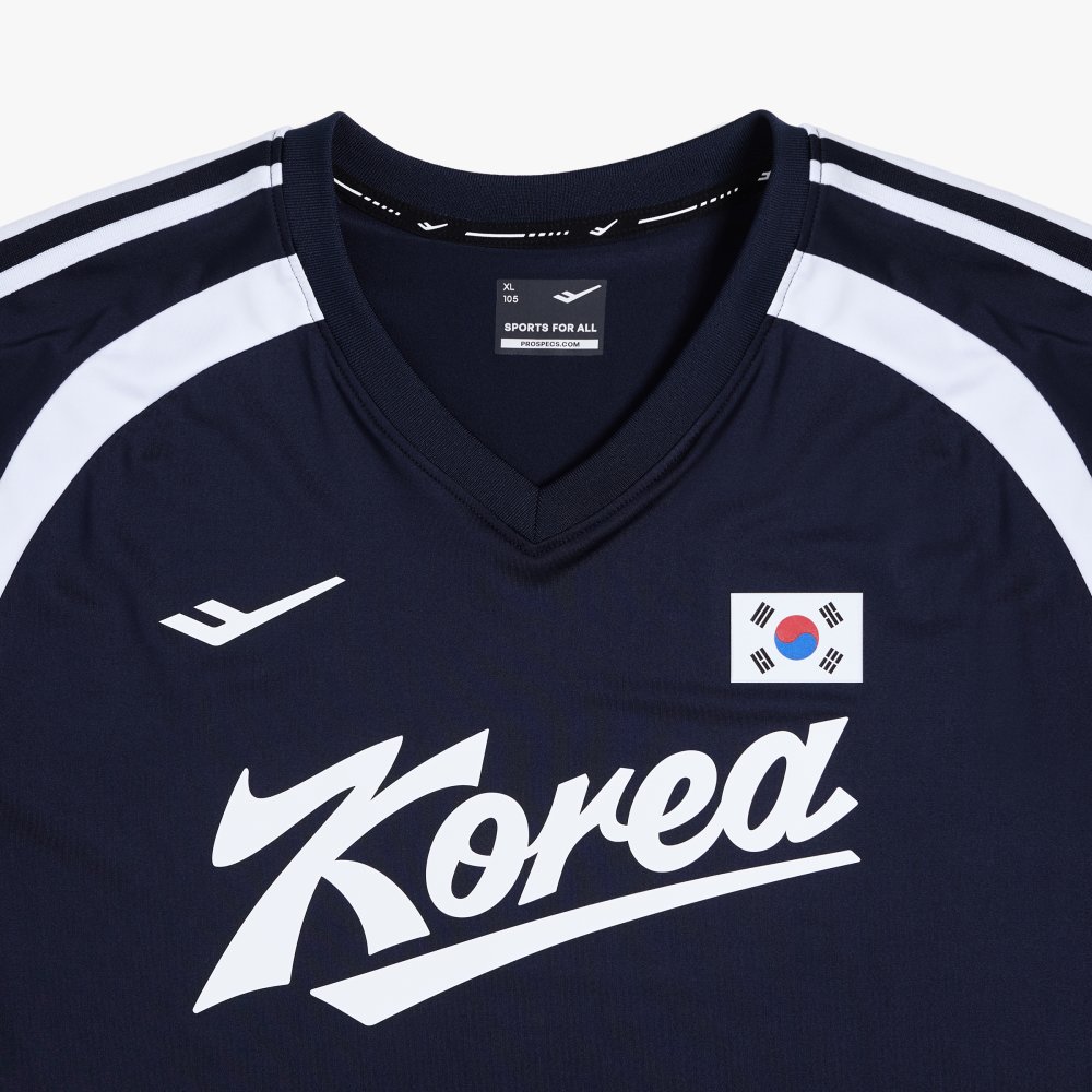 프로-스펙스 야구대표팀 어센틱 플레잉 티셔츠 반팔(PRO-SPECS Team Korea Authentic Playing T-Shirt Short Sleeve) - 3