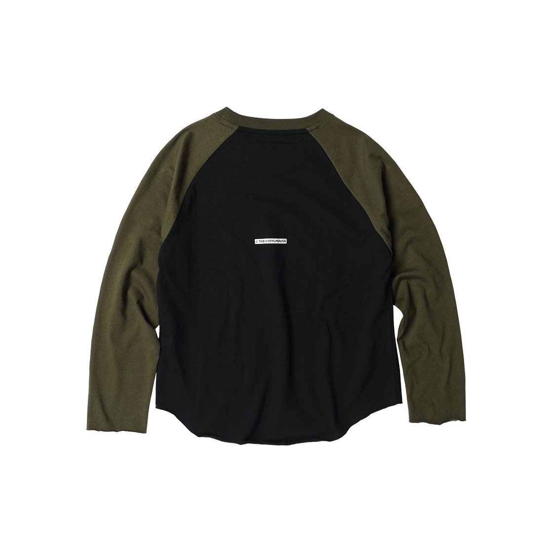 더바이닐하우스 카우보이 픽토그램 래글런 롱슬리브 티셔츠 카키(Thevinylhouse Cowboy Pictogram Raglan LS Tee Khaki) - 4
