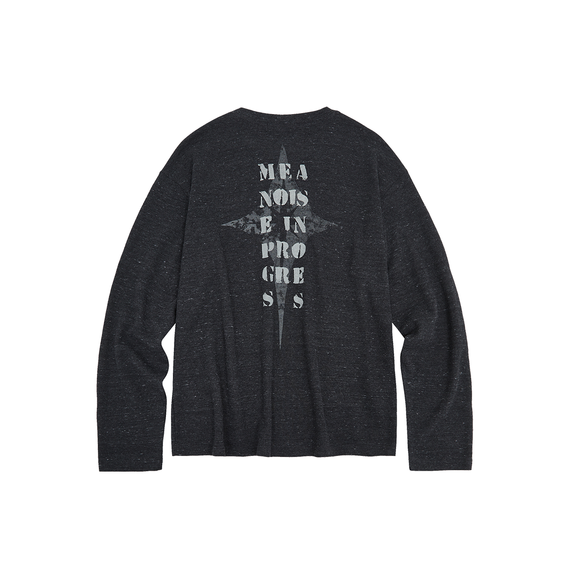 메아 써멀 헨리 낵 롱 슬리브 차콜(Mea Thermal Henley Neck L/S Charcoal) - 2