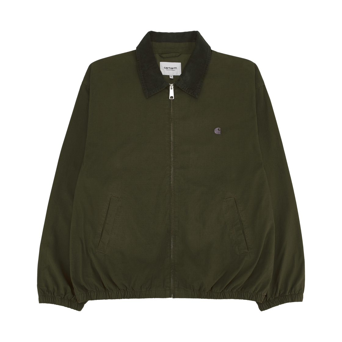I036804-3TU-GD Carhartt WIP Madison Ripstop Jacket Dark Beech Black