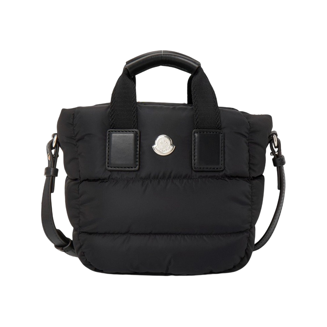 L2-09B-5L00004-M6275-999 Moncler Caradoc Micro Tote Bag Black - 26FW