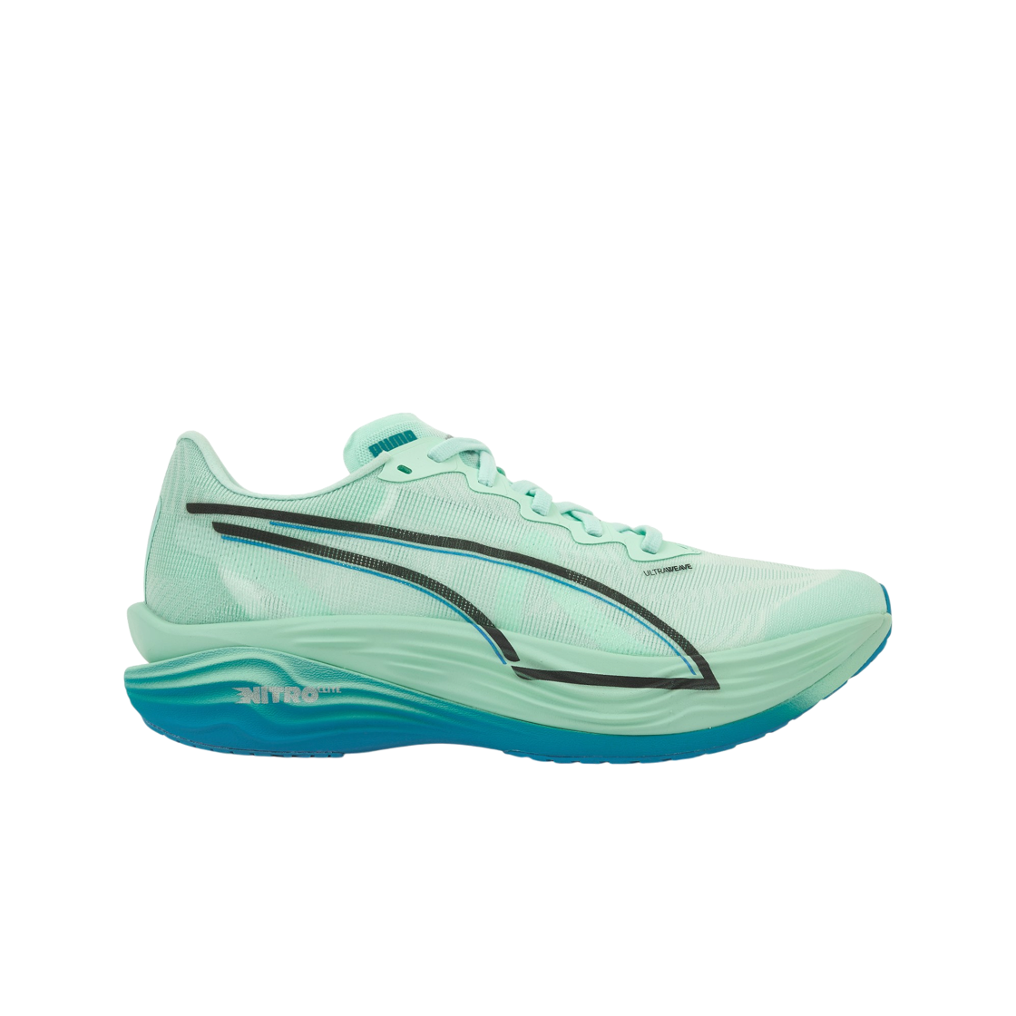 309809-07 Puma Deviate Nitro Elite 3 Mint Melt Speed Blue