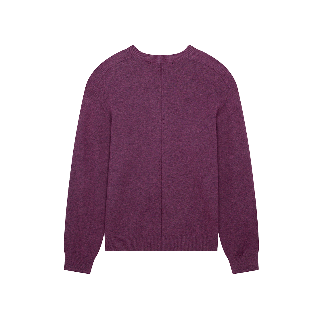 지오송지오 타임리스 홀가먼트 브이넥 니트 바이올렛 ZI6KT690VI(ZIOSONGZIO Timeless Wholegarment V Neck Knit Violet) - 2