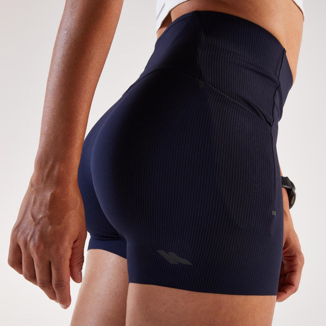 데카트론 여성 2인치 러닝 숏 레깅스 런 라이트 900 아스팔트 블루(Decathlon Women's 2-Inch Running Short Leggings Run Light 900 Asphalt Blue) - 8