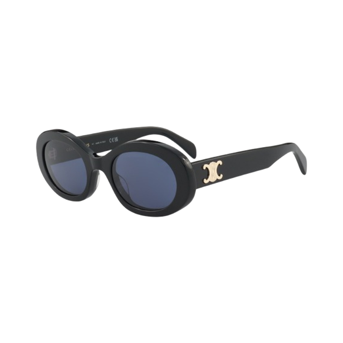 셀린느 트리옹프 01 선글라스 아세테이트 블랙 블루(Celine Triomphe 01 Sunglasses in Acetate Black Blue) - 2