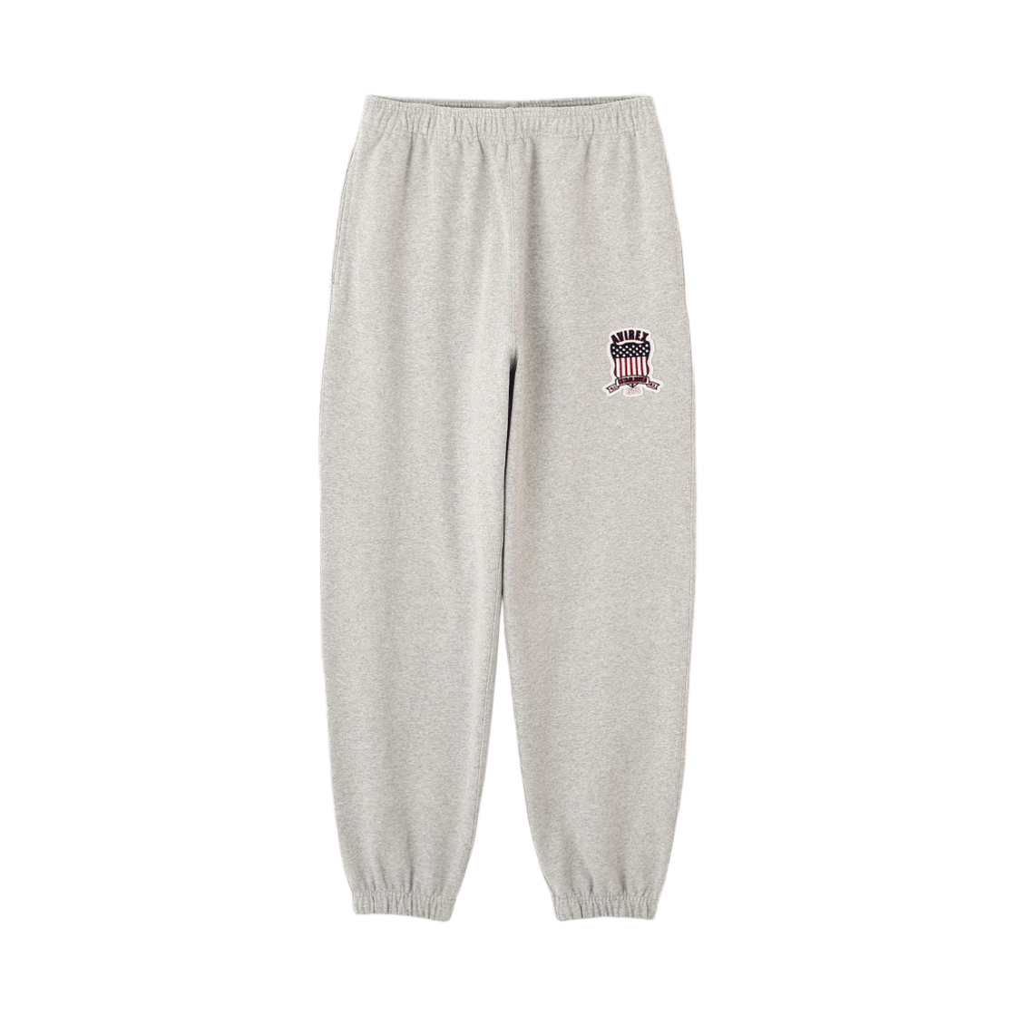 [예약배송] 아비렉스 시그니처 바시티 로고 스웻 팬츠 그레이([예약배송] Avirex Signature Varsity Logo Sweat Pants Grey)