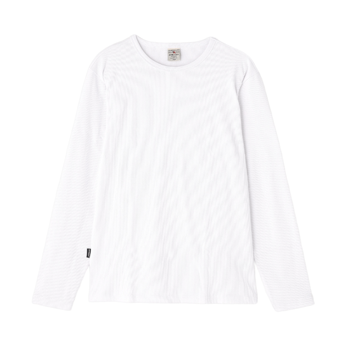 7834930019-AWH [예약배송] Avirex Daily Wear Long Sleeve Crew Neck T-Shirt White