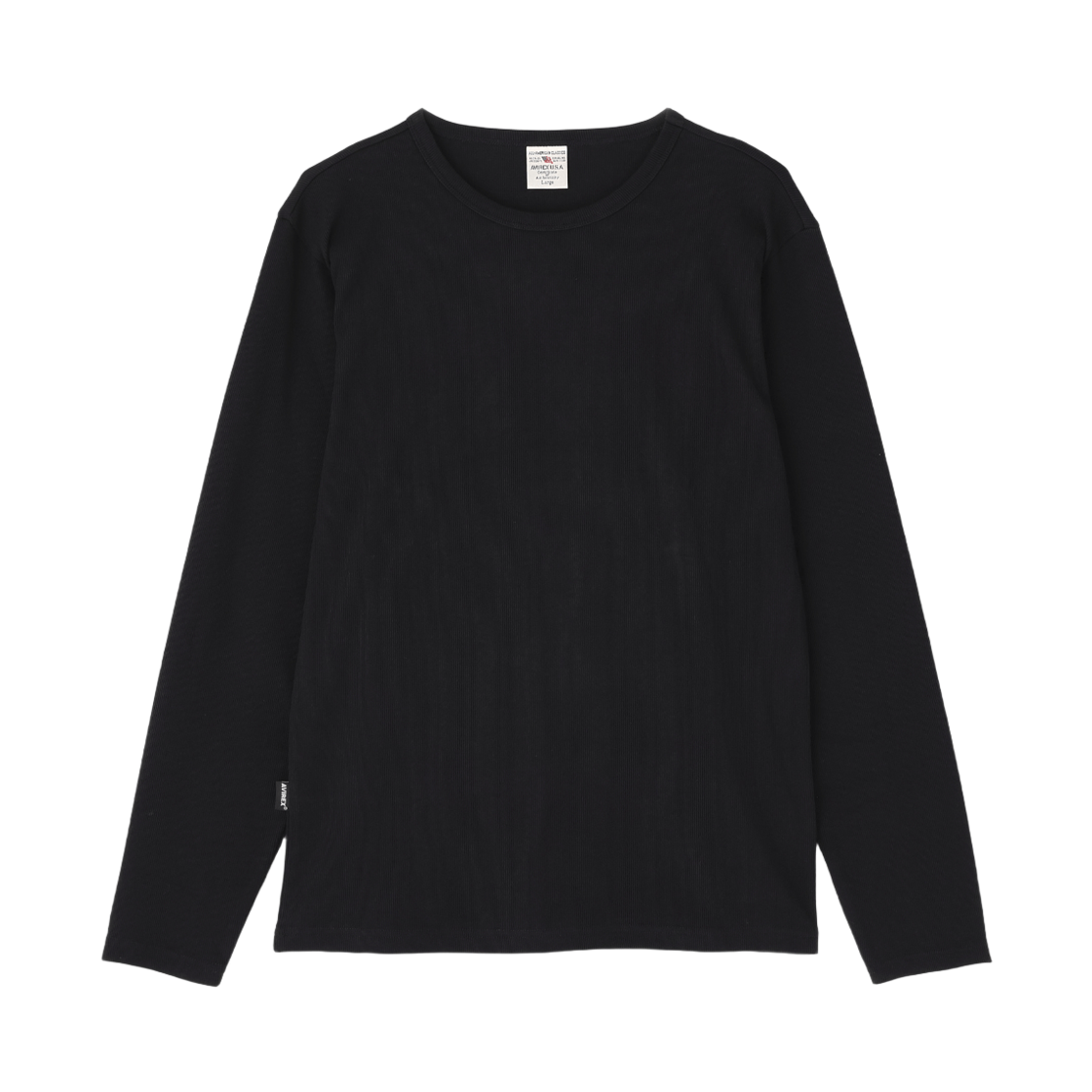 7834930019-ABL [예약배송] Avirex Daily Wear Long Sleeve Crew Neck T-Shirt Black