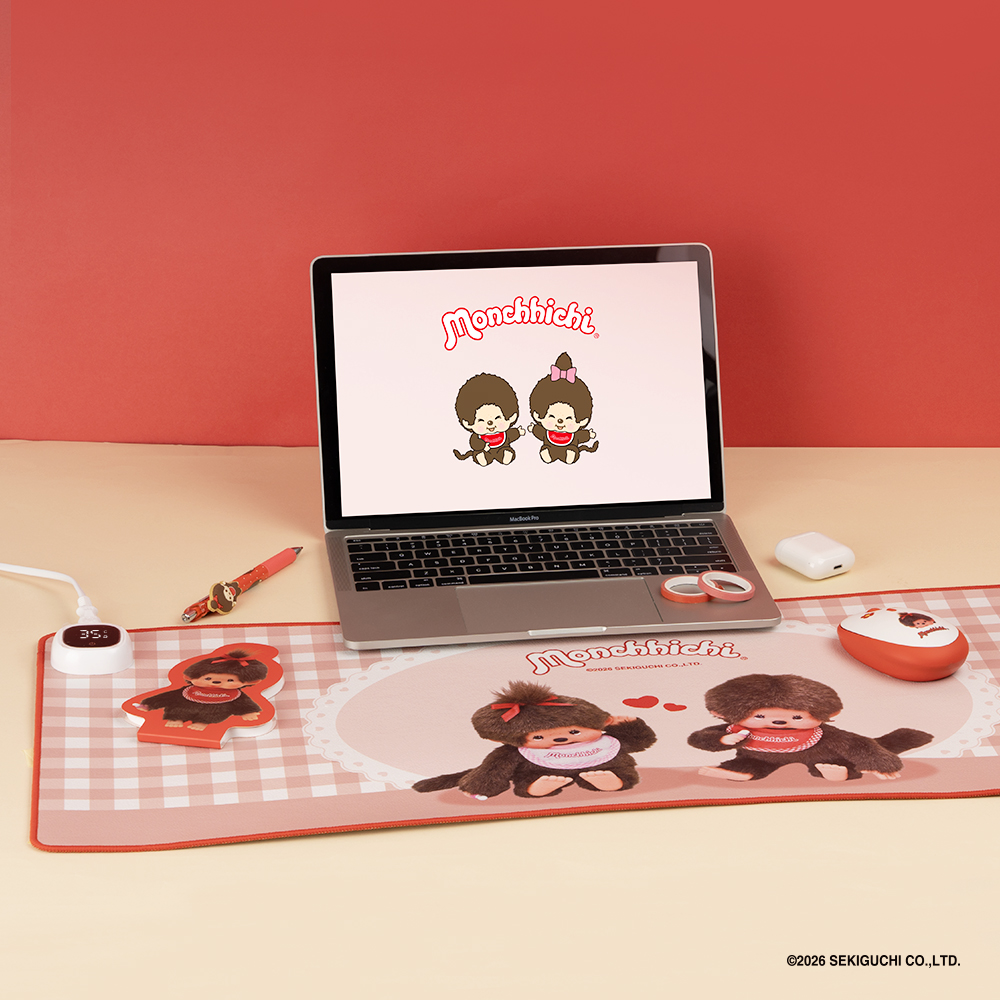 로이체 몬치치 온열 장패드 데스크 매트(Royche Monchhichi Heated Long Desk Mat) - 5