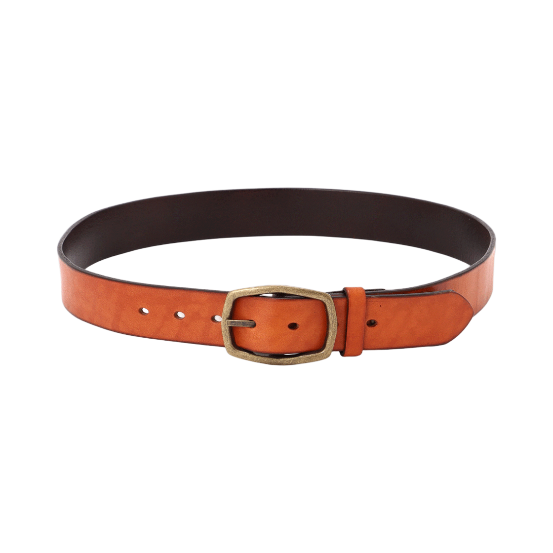 7836971002-ACM [예약배송] Avirex Cow Leather Belt Single Pin Camel