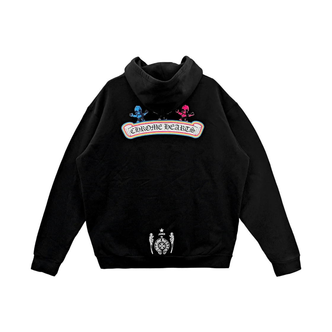 - Chrome Hearts Foti Harris Teeter Zip-Up Hoodie Black
