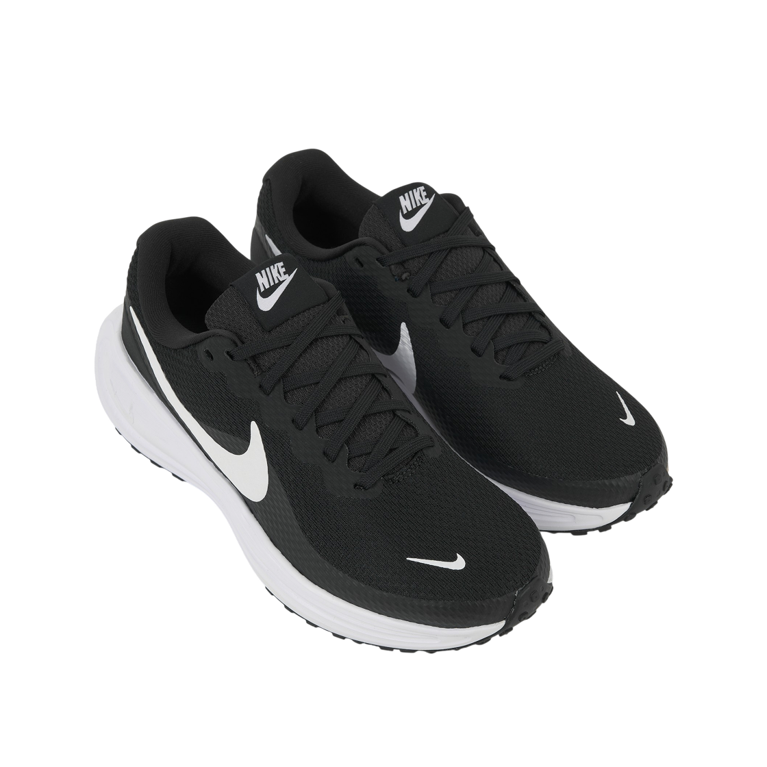 (W) 나이키 레볼루션 8 블랙 아이언 그레이((W) Nike Revolution 8 White Black Iron Grey) - 4