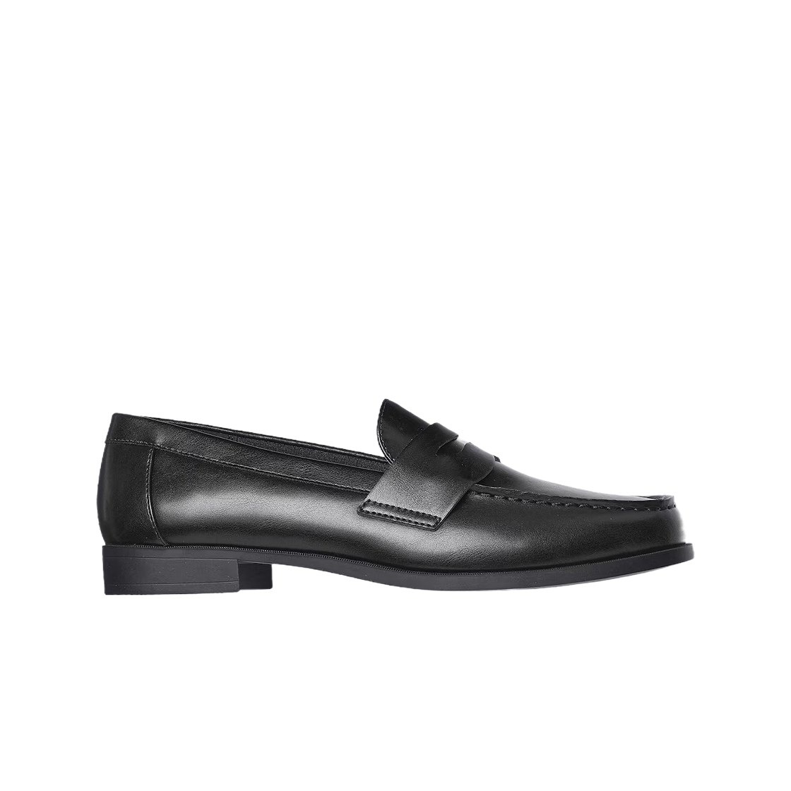 (W) GU 코인 로퍼 블랙((W) GU Coin Loafer Black) - 1