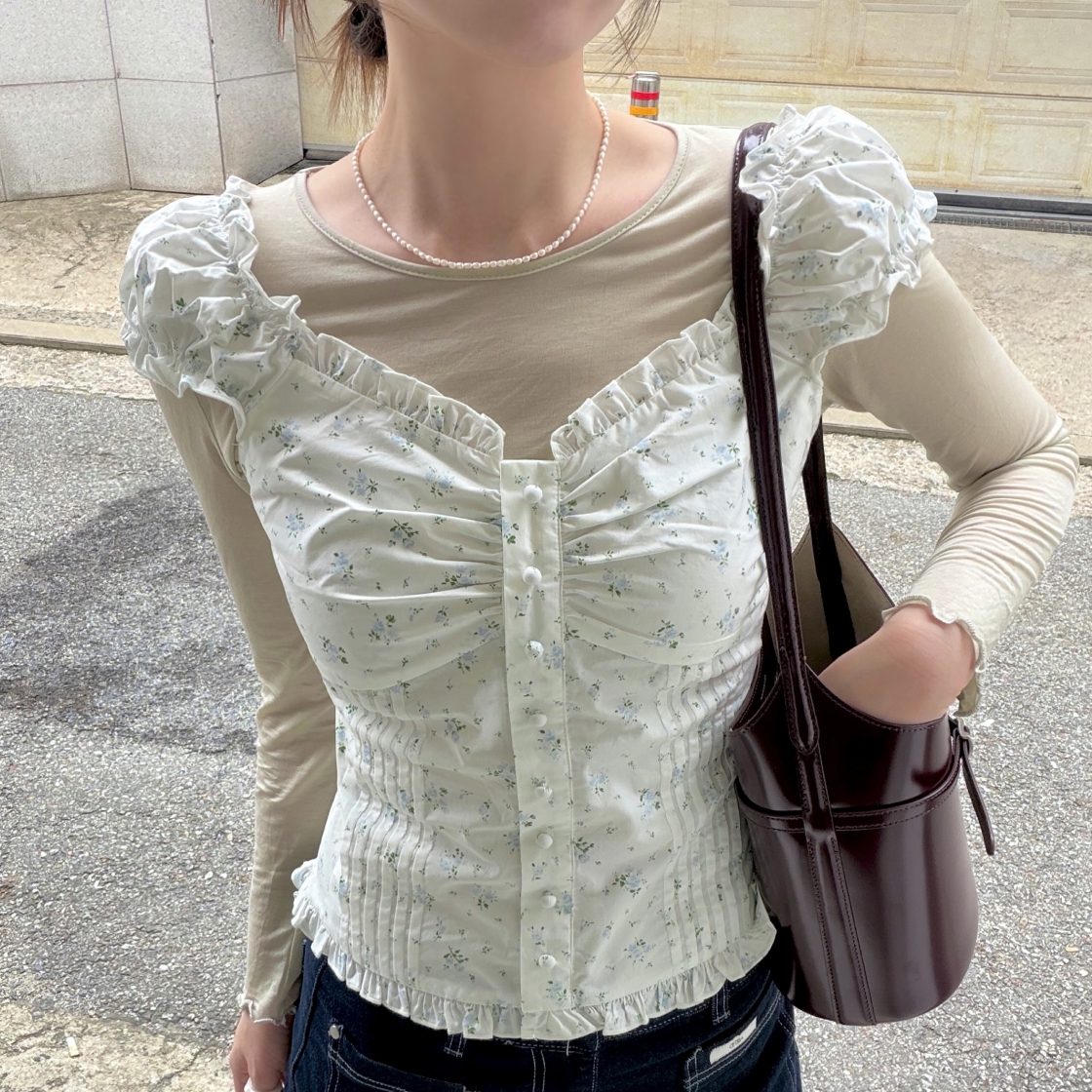 라츠유 엘라 블라우스 아이보리(LOTS YOU Ella Blouse Ivory) - 5
