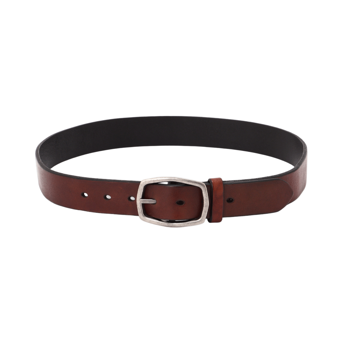 7836971002-ADB [예약배송] Avirex Cow Leather Belt Single Pin Dark Brown