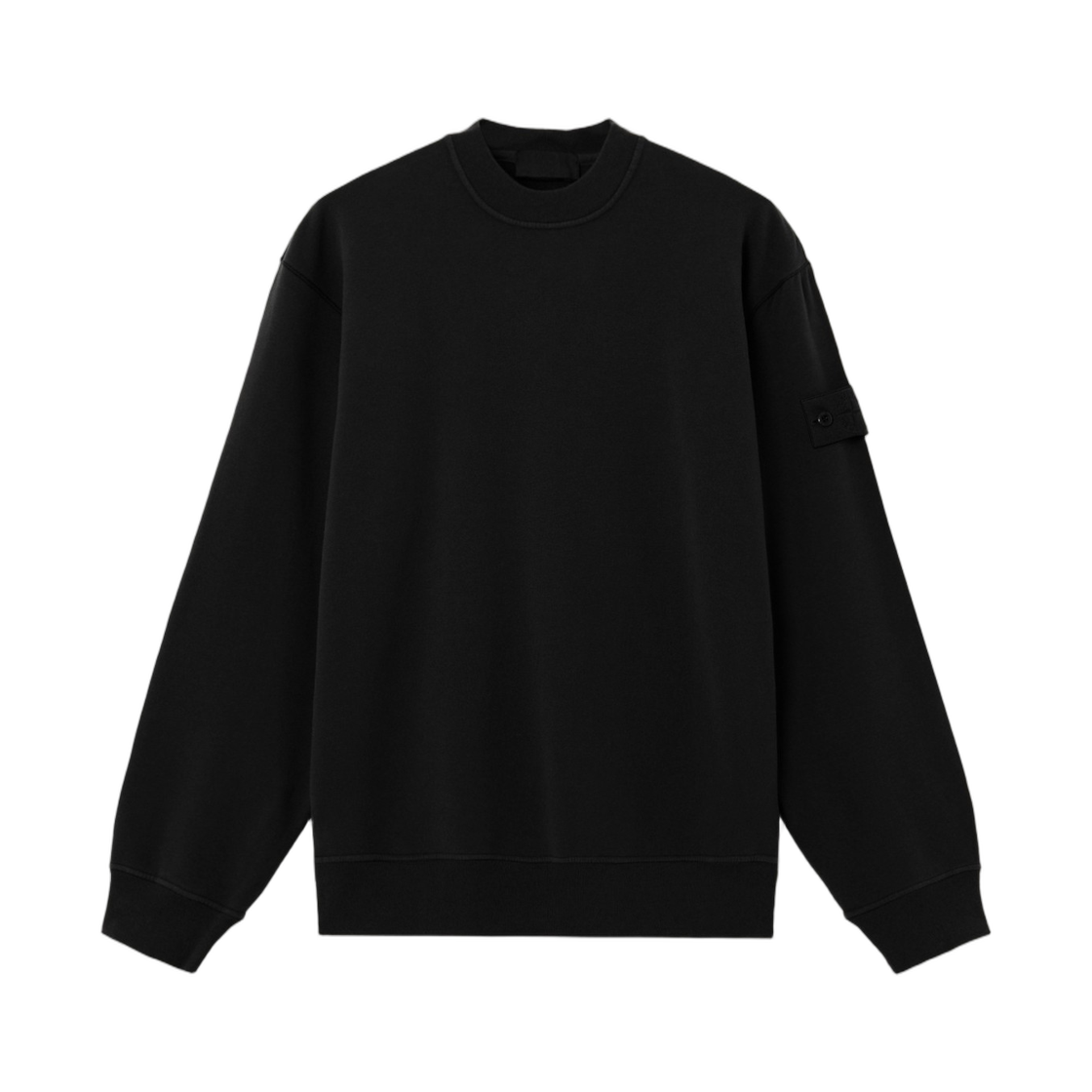 L2S1561000-69S0F53-V0029 Stone Island 6100069 Stretch Cotton Fleece_S.I. Ghost Comfort-Fit Crewneck Sweatshirt - 26FW