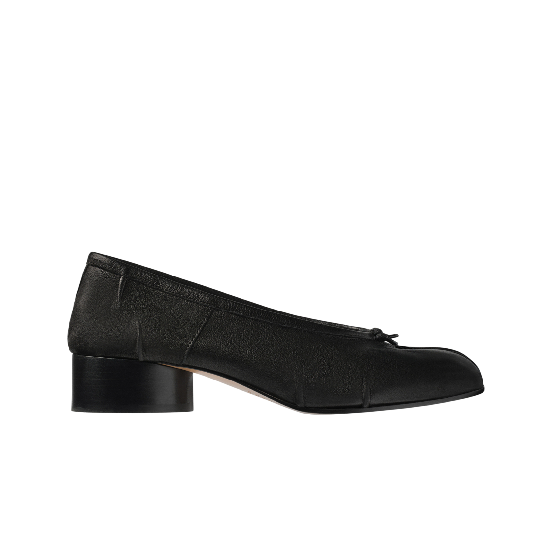 S58WZ0128P3753T8013 (W) Maison Margiela Tabi Ballerina Black