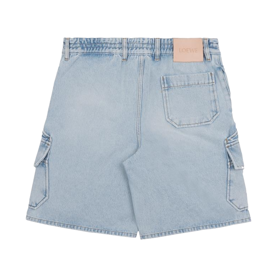 [20% 쿠폰] 로에베 데님 카고 쇼츠 워시드 블루([20% 쿠폰] Loewe Cargo Shorts in Denim Washed Blue) - 2