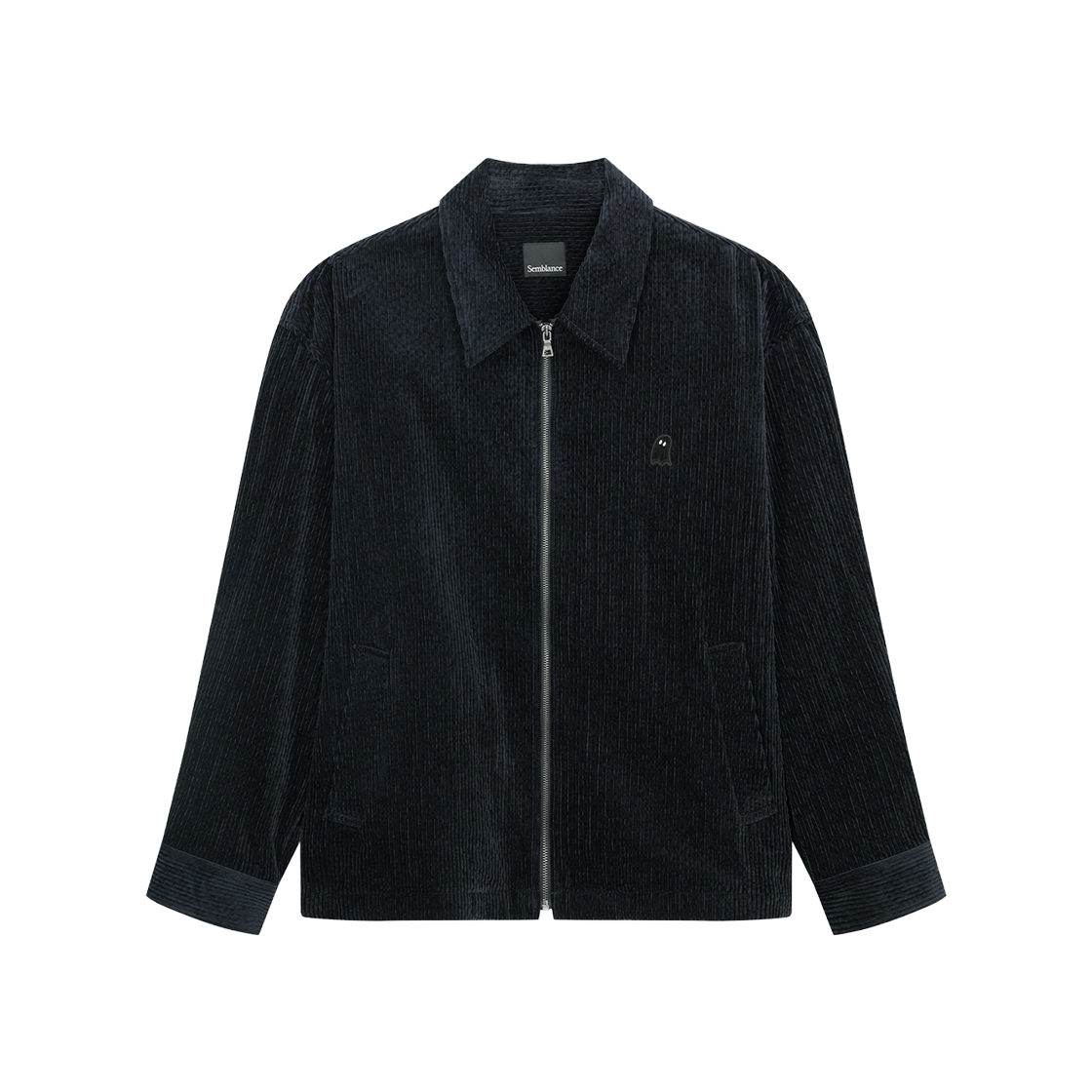ZI5SH810NY ZIOSONGZIO SEMBLANCE Corduroy Zip Up Shirt Navy