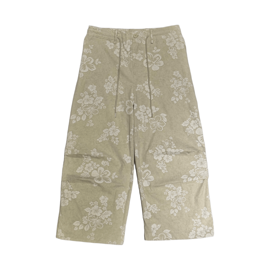 모이페어 플라워 와이드 팬츠 베이지(MOIFAIRE Flower Wide Pants Beige)