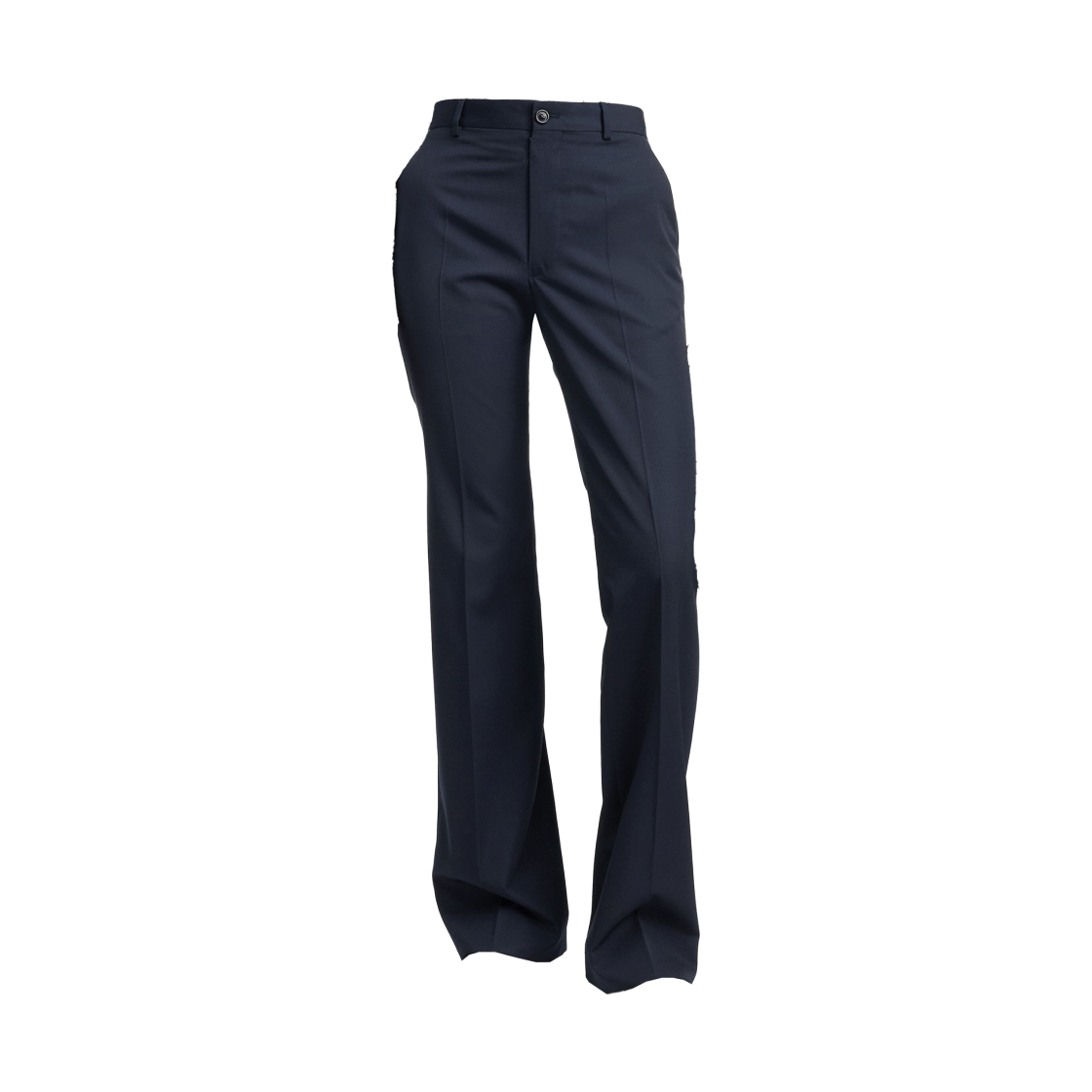 S29KA0411M35524855M (W) Maison Margiela Pleated Wool Tailored Trousers Dark Grey