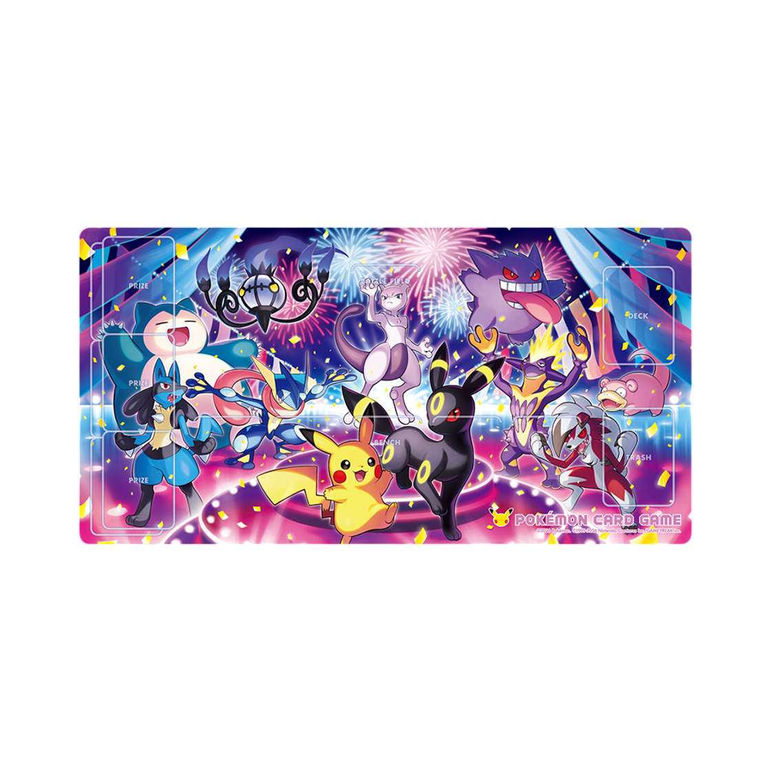 - Pokemon TCG Playmat Let's Celebrate Together Party Night