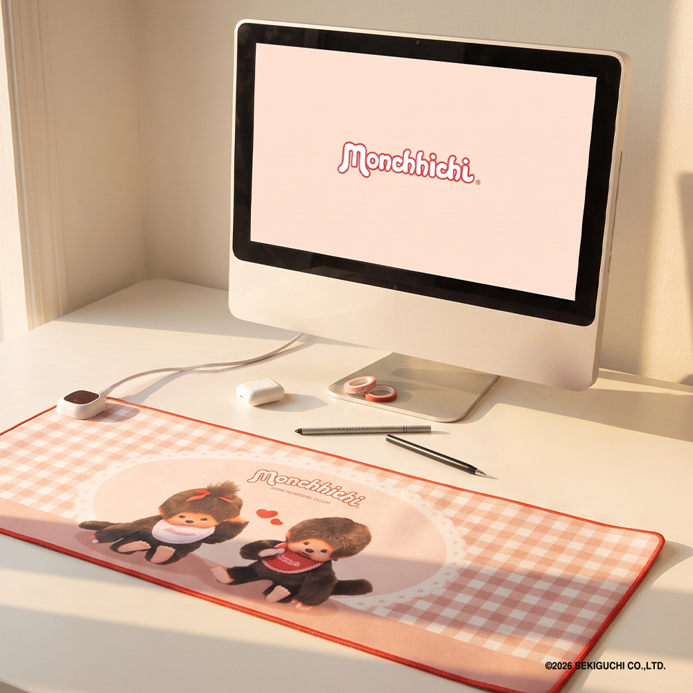 로이체 몬치치 온열 장패드 데스크 매트(Royche Monchhichi Heated Long Desk Mat) - 6